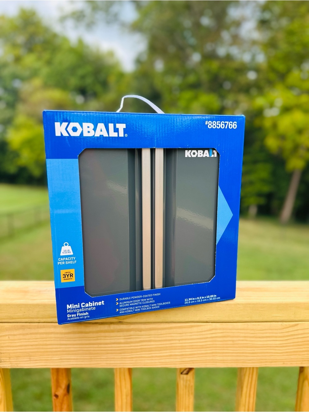 Kobalt Mini Cabinet GRAY NWT - Hard to Find!